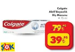 COLGATE AKTİF BEYAZLIK DİŞ MACUNU 75 ML COLGATE AKTİF BEYAZLIK DİŞ MACUNU 75 ML